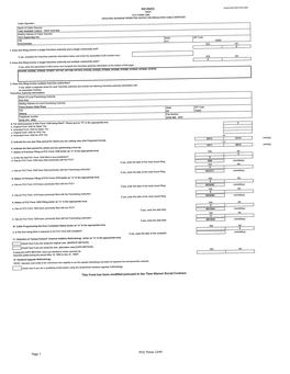 REVISED This Form Has Been Modified Pursuant to the Time