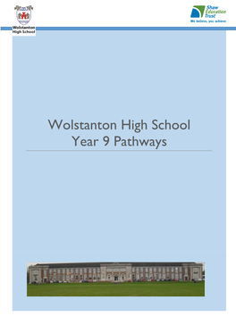 Wolstanton High School Year 9 Pathways