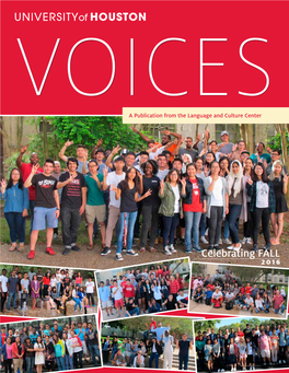 Fall 2016 VOICES | 25 FALL ADVENTURES