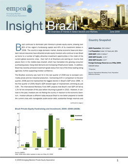 Brazilan Overview of Trends in Select Sectors and Markets June 2009