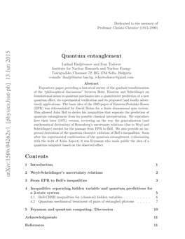 Quantum Entanglement (Albeit He Did Not Cite Any Names) but Proposed to Use It in Order to Simulate Quantum Physics with Computers [F82]