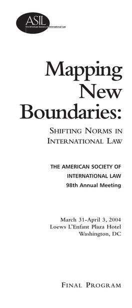 2004 Meeting Program