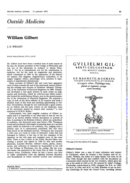 William Gilbert GVILIELMI GIL