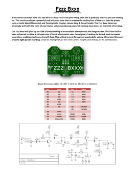 Fzzz Bxxx Build Document