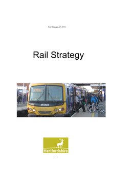 Rail Strategy July 2016