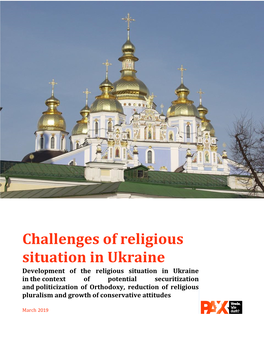Challenges of Religious Situation in Ukraine