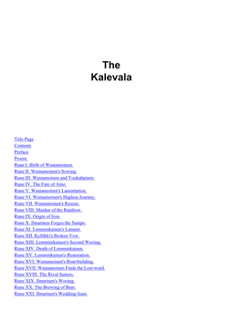 The Kalevala Index