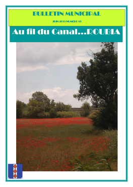 Au Fil Du Canal…ROUBIA