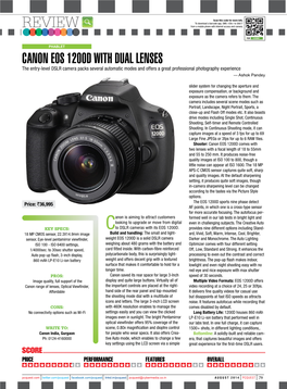 Canon EOS 1200D with Dual Lenses the Entry-Level DSLR Camera Packs Several Automatic Modes and Offers a Great Professional Photography Experience — Ashok Pandey