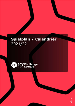 Spielplan / Calendrier 2021/22