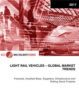 Light Rail Vehicles – Global Market Trends