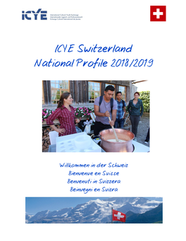 ICYE Switzerland National Profile 2018/2019