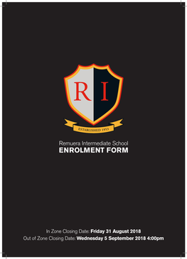 Enrolment Form