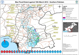 Max Flood Extent Against 10Th March 2012