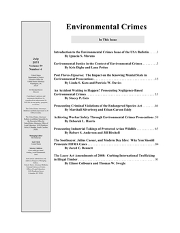 Environmental Crimes