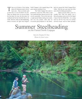 Summer Steelheading on the Famed North Umpqua