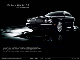 2004 Jaguar XJ Living Brochure