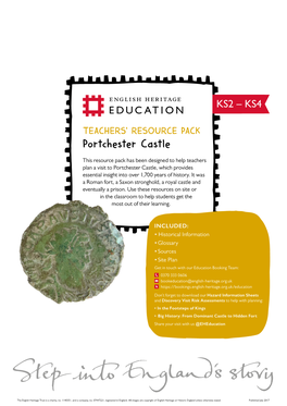 Portchester Castle Teachers' Resource Pack