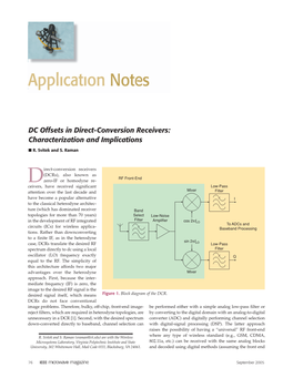 DC Offsets in Direct-Conversion Receivers: Characterization and Implications