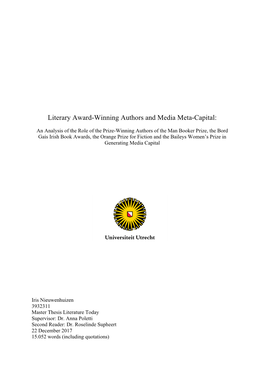 Literary Award-Winning Authors and Media Meta-Capital