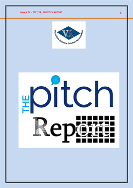 The Pitch Report 1