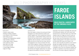 Faroe Islands Wild Coastal Landscapes of the Emerald Isles