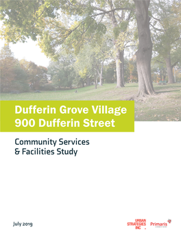 Community Services & Facilities Study