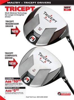 Maltby – Tricept Drivers