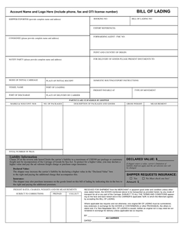 Sample Ocean Bill of Lading.Qxd