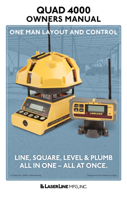 Quad 4000 Owners Manual One Man Layout and Control