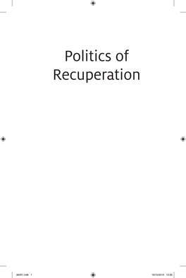 Politics of Recuperation