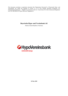 HVB DIP 2009-Registration Document