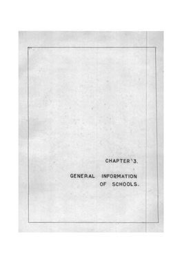 Chapter's. General Information of Schools