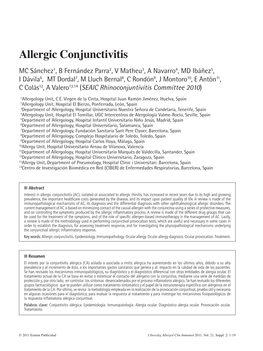 Allergic Conjunctivitis