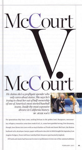 Mccourt V. Mccourt Would Be Called Shakespearean