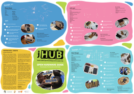 Jhub Open Hardware Guide 2016