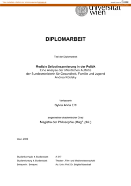 Diplomarbeit