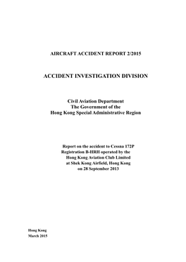 Accident Investigation Division