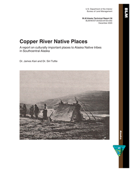 Copper River Native Places River Native Copper Mission Statement