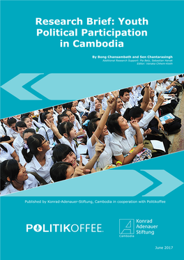 Youth Political Participation in Cambodia