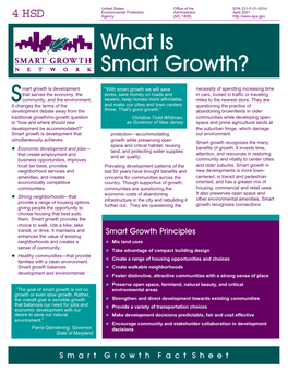 What Is Smart Growth?