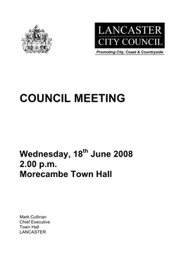 Council Meeting