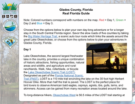 Glades County, Florida Real Florida Guide