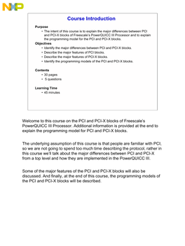 PCI & PCI-X Ordering Rules