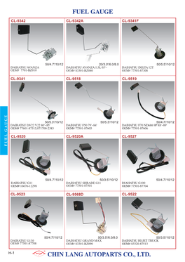 Fuel Gauge Chin Lang Autoparts Co., Ltd