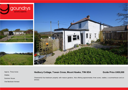 Hedbury Cottage, Towan Cross, Mount Hawke, TR4 8DA Guide Price £450,000