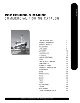 Pop Fishing & Marine Commercial Fishing Catalog