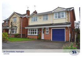 28 Cloverfields, Haslington £224,950 28 Cloverfields, Haslington - £224,950