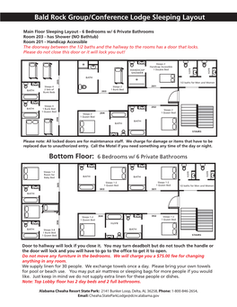 Sleeping Layout