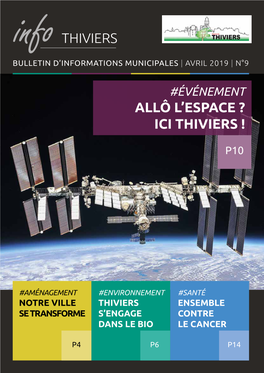 Infothiviers ALLÔ L'espace ? ICI THIVIERS !